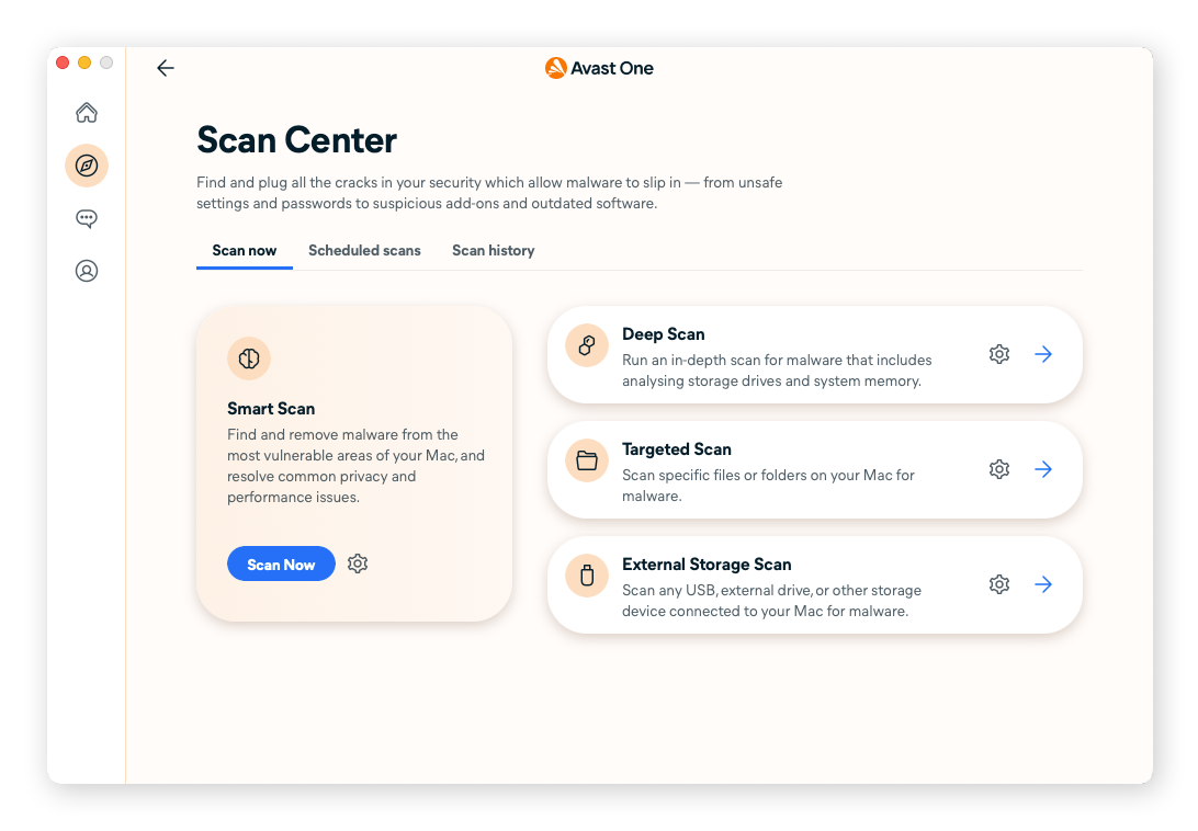 Avast One scannt Ihren Computer, um Rootkits und andere Arten von Malware zu finden und zu entfernen.